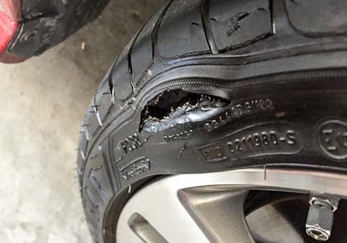 Ремонт боковых порезов шин